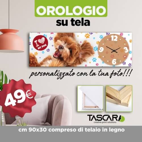 OROLOGIO CANVAS CANI